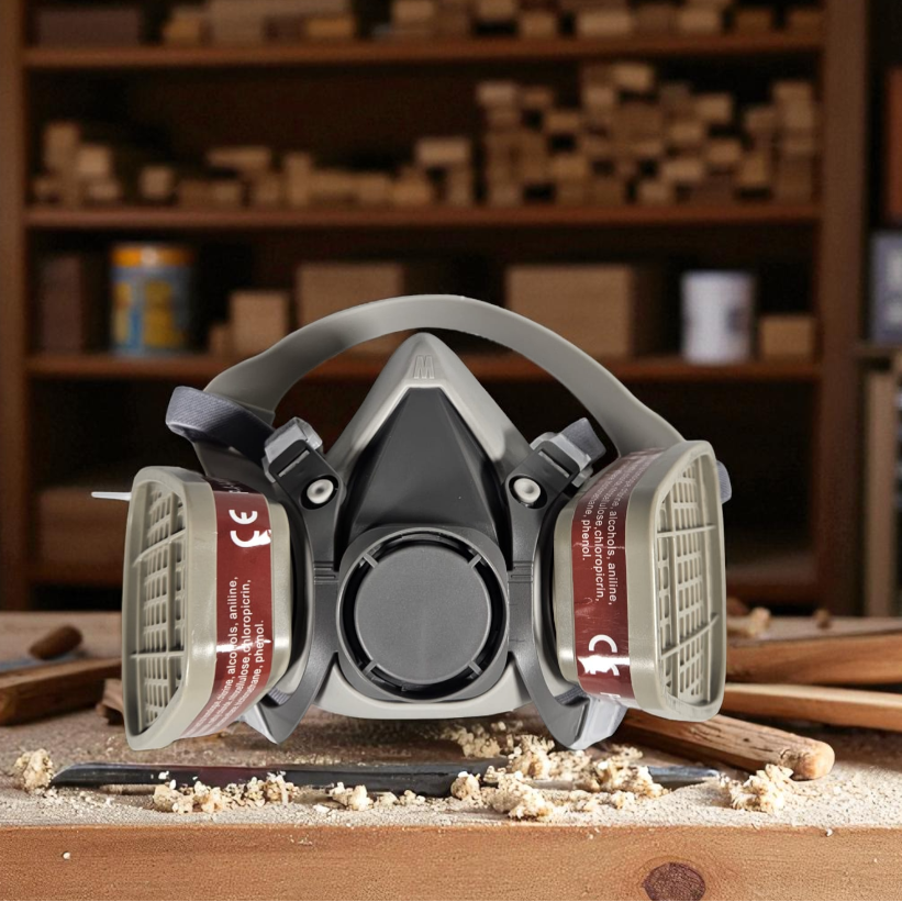 TaffGUARD Masker Gas Respirator Lab Anti Virus Half Mask 6200 - MA009