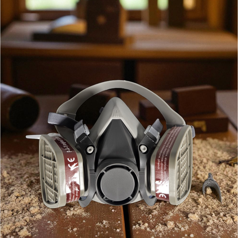 TaffGUARD Masker Gas Respirator Lab Anti Virus Half Mask 6200 - MA009