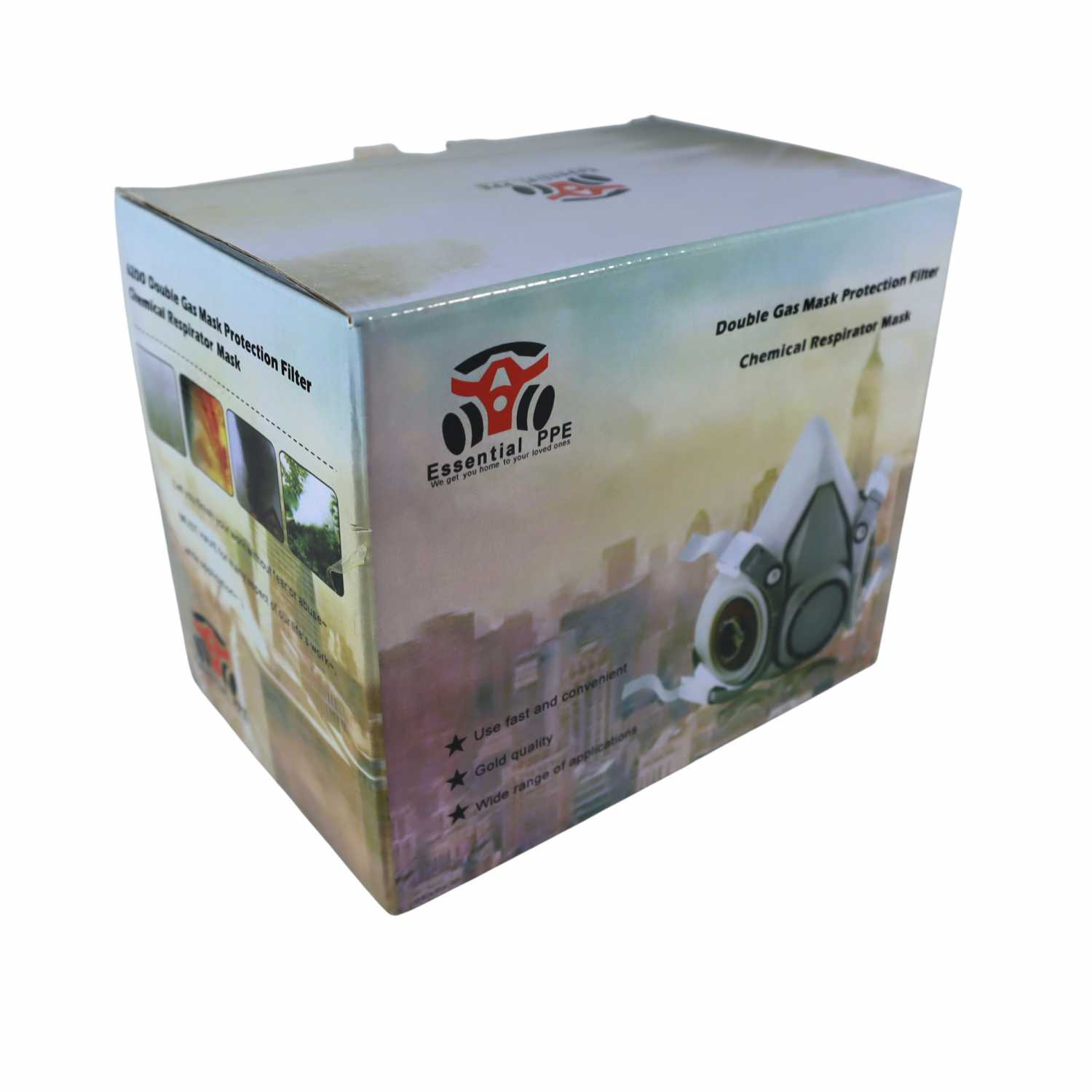 TaffGUARD Masker Gas Respirator Lab Anti Virus Half Mask 6200 - MA009