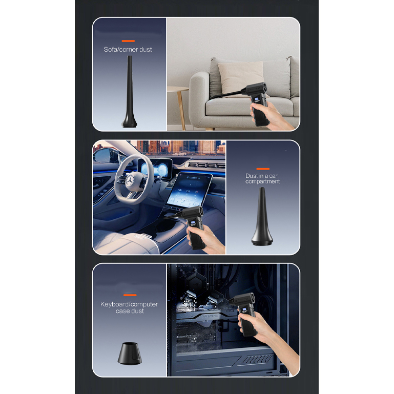 Taffware Air Duster Blower Mini Turbo Jet Fan 110000RPM 4000mAh 110W - M4