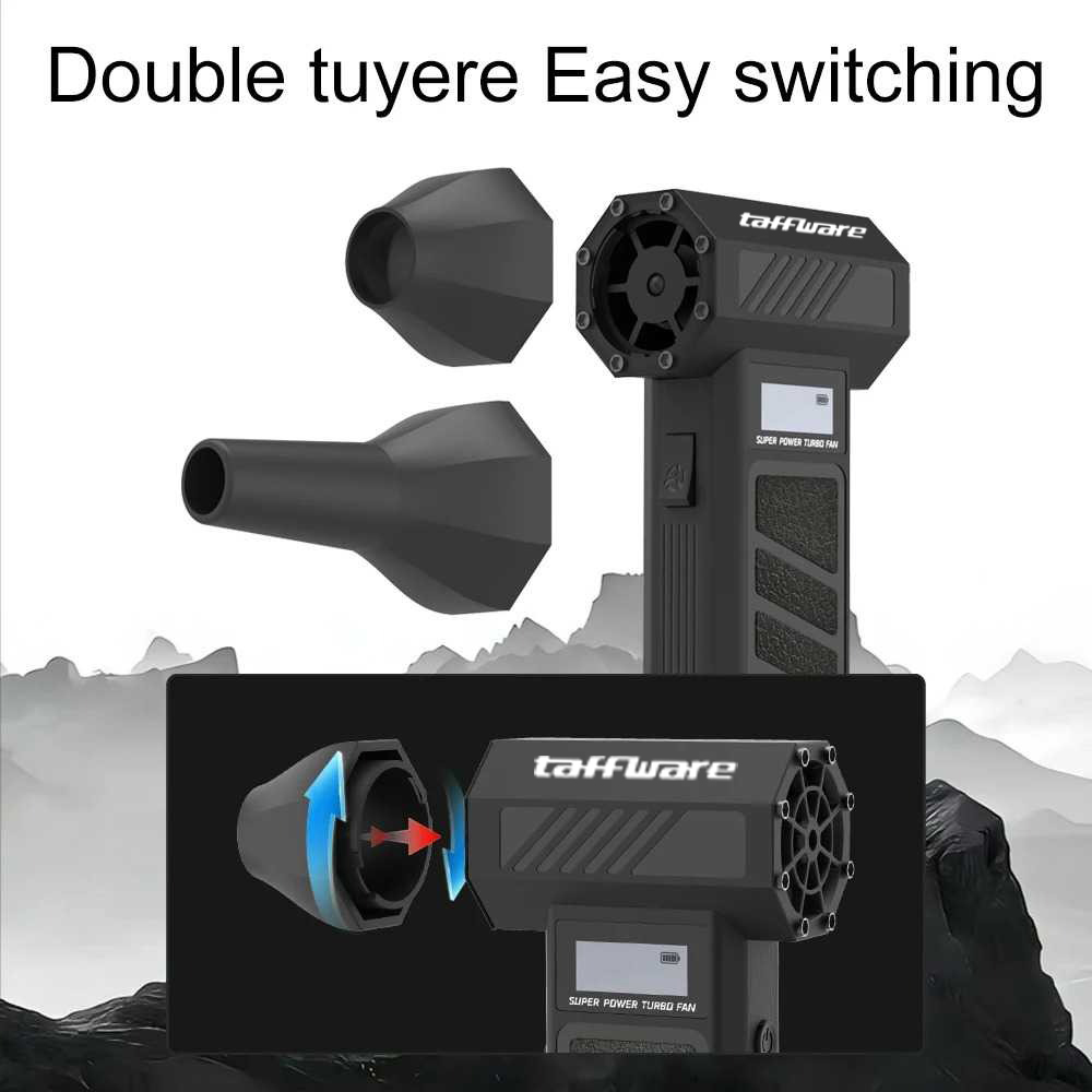 Taffware Air Duster Blower Vacuum Turbo Jet Fan 130000RPM 8000Pa 184W - P30