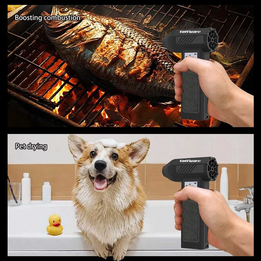 Taffware Air Duster Blower Vacuum Turbo Jet Fan 130000RPM 8000Pa 184W - P30