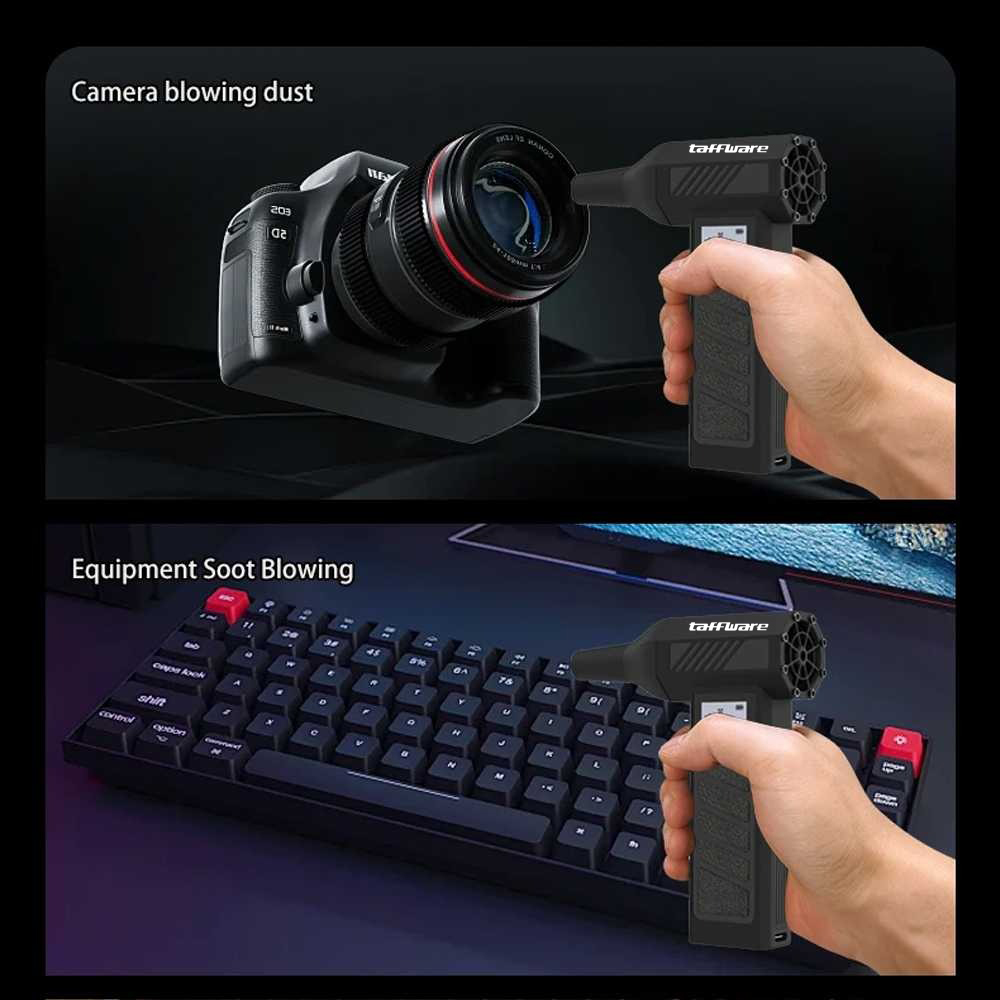 Taffware Air Duster Blower Vacuum Turbo Jet Fan 130000RPM 8000Pa 184W - P30