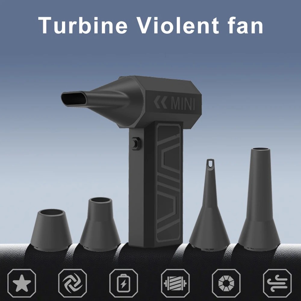 Taffware Air Duster Blower Mini Turbo Jet Fan 4000mAh 75W - X3-S