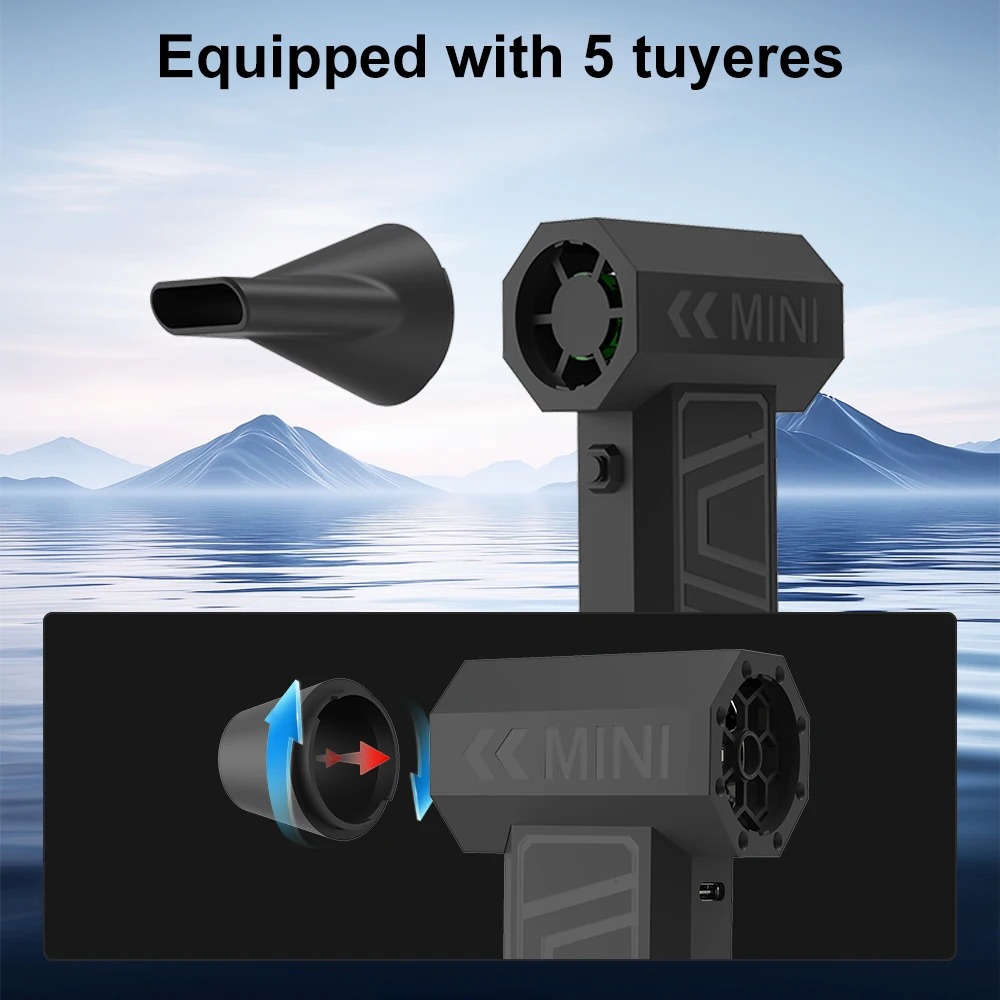 Taffware Air Duster Blower Mini Turbo Jet Fan 4000mAh 75W - X3-S