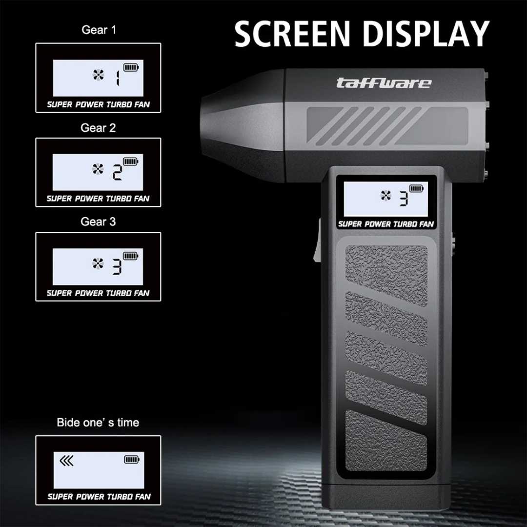 Taffware Mini Turbo Violent Air Blower Cordless Jet Portable 130000RPM - PAR-13