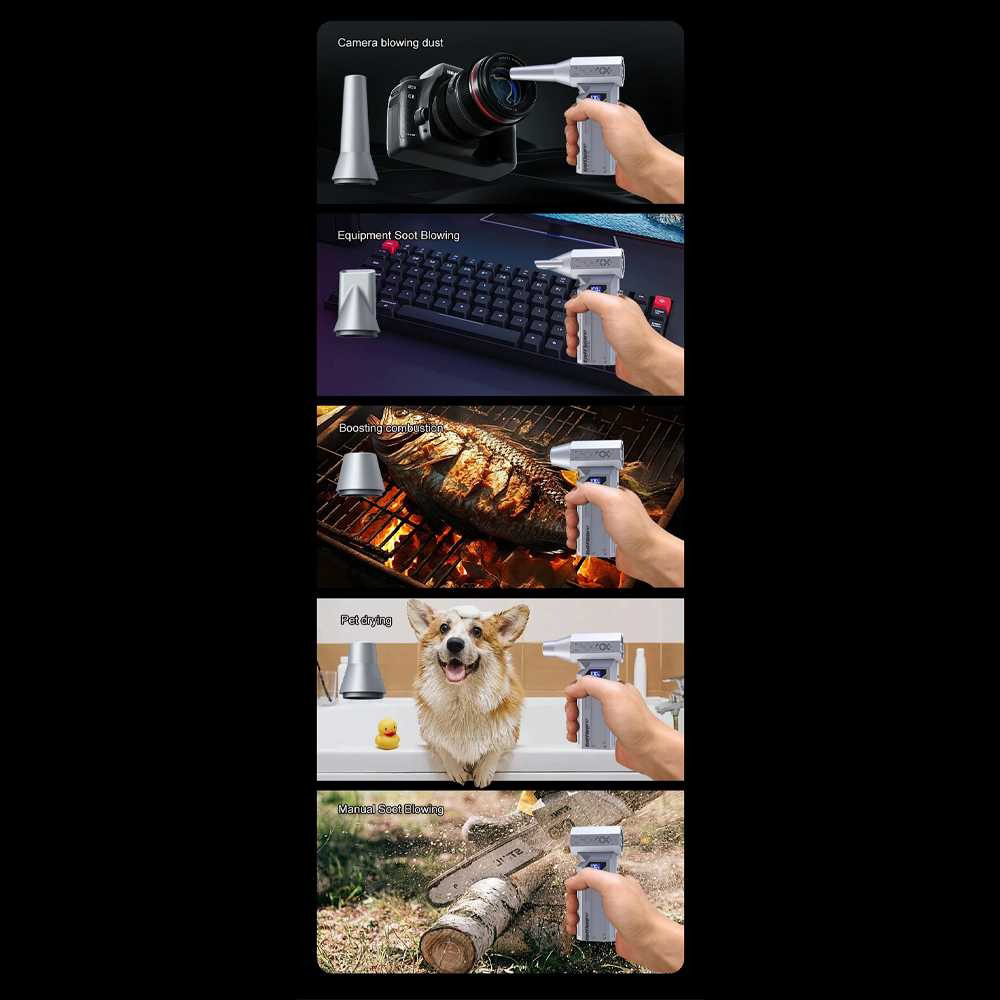 Taffware Air Duster Blower Mini Turbo Jet Fan 120000RPM 5200mAh 184W - Z1