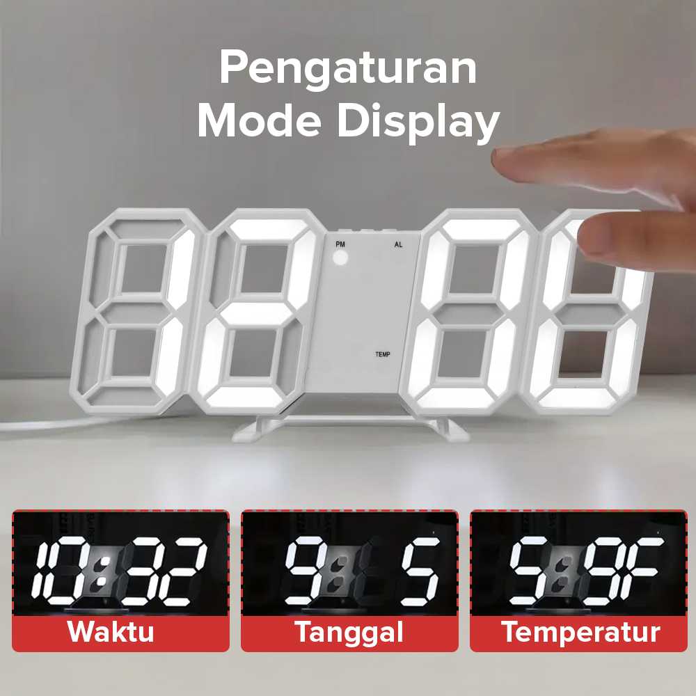 ginee_20260223160312850_6146124401.jpg TaffHOME Jam Meja Alarm Weker LED Digital Clock - TS-S60-W