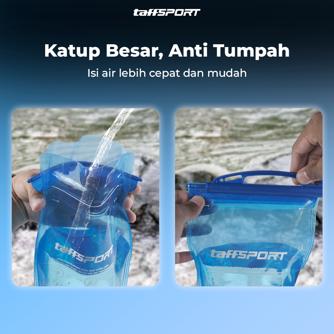 ginee_20260226175113882_6218423699.png TaffSPORT Kantong Air Minum Water Bladder Hydration Pack Food Grade 2L - SD16