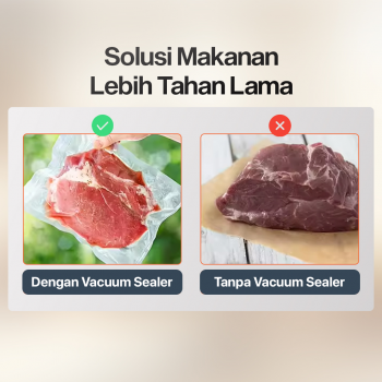 TaffHOME Alat Vakum Makanan Vacuum Sealer Packaging Machine with Bag - YQ-688