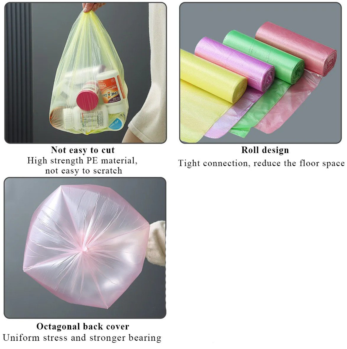 TaffPACK Kantong Plastik Sampah Disposable Bag 5 Roll - LKL-001