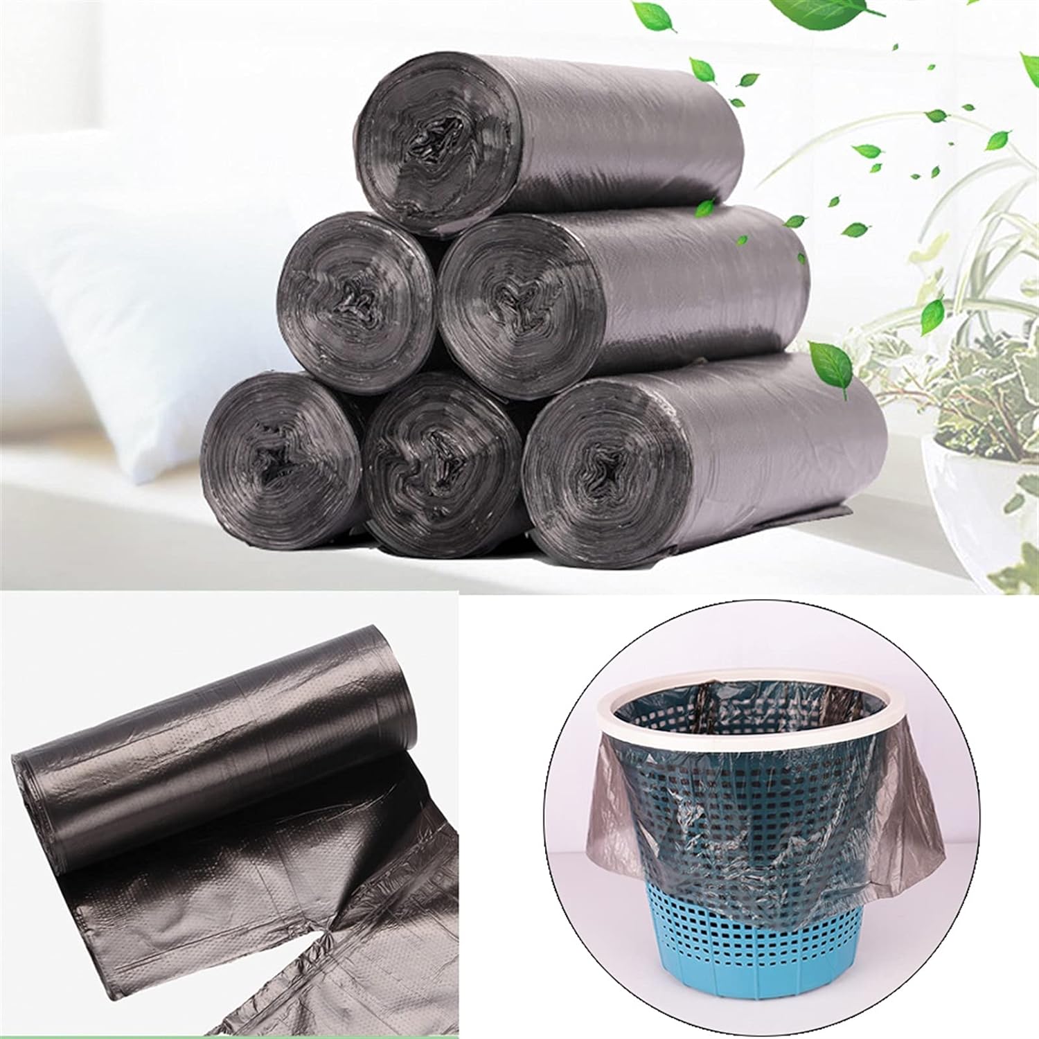 TaffPACK Kantong Plastik Sampah Disposable Trash 80x100cm 1 Roll - YJJ01