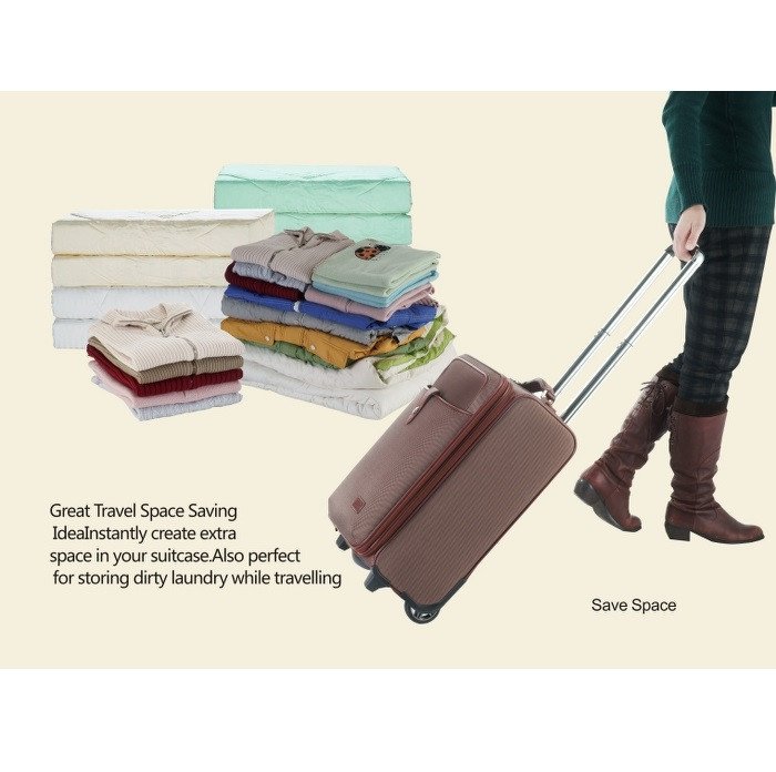 TaffPACK Kantong Plastik Vakum Pakaian Gulung Manual 40x60cm 1 PCS - TR028