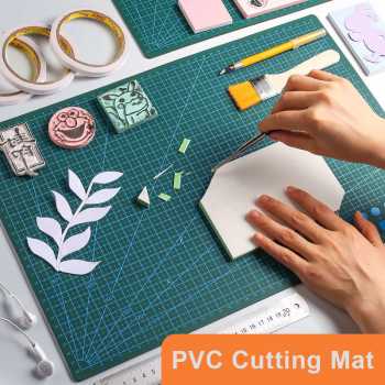 qjh-work-cutting-mat-pad-a1-90-x-60-cm-qj4 Taffware Working Pad Cutting Mat Alas Potong Papan Kerja A1 90x60cm - QJ4