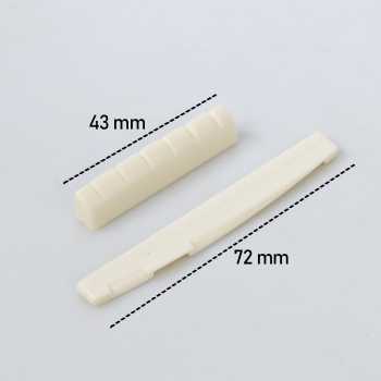 TaffSTUDIO Bridge Pins Saddle Senar Nut Gitar Akustik - A009