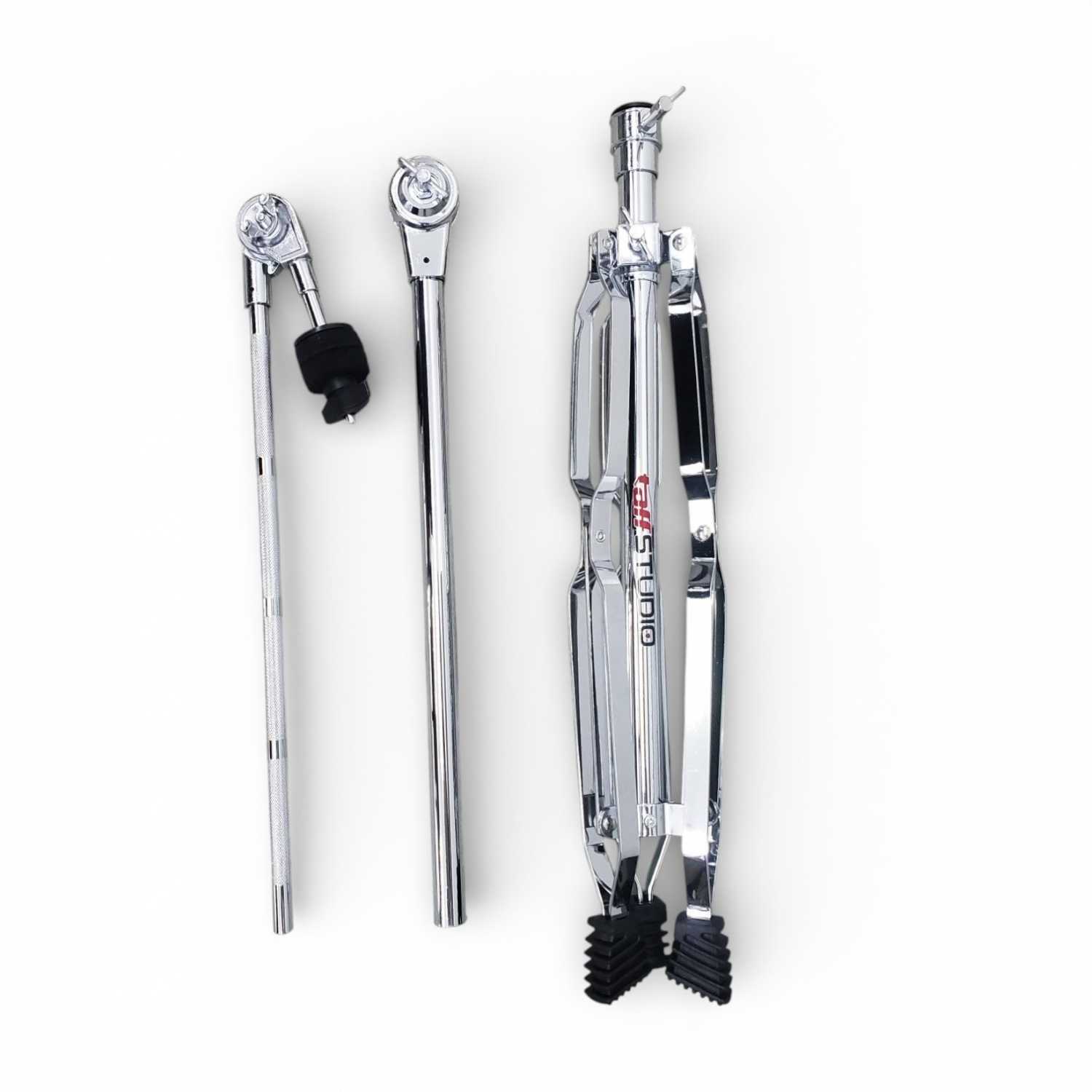 TaffSTUDIO Drum Cymbal Stand Heavy Duty Adjustable Double Braced - FM-CST