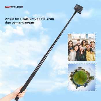 TaffSTUDIO Tongsis Selfie Stick Ultra Long 1.5M Insta360 GoPro - YZ515