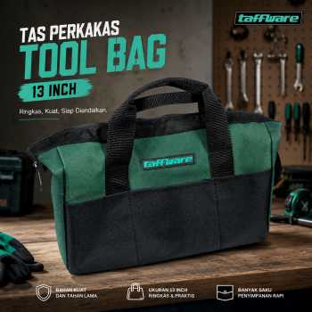 taffware-tas-perkakas-storage-tool-bag-waterproof-stratch-resistant-a02331 Taffware Tas Perkakas Storage Tool Bag Waterproof Stratch Resistant - A02331