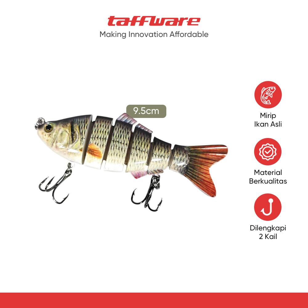 TaffSPORT Kail Pancing Bentuk Ikan Hidup Fish Lure Bait 9.5cm - VSJ06-4