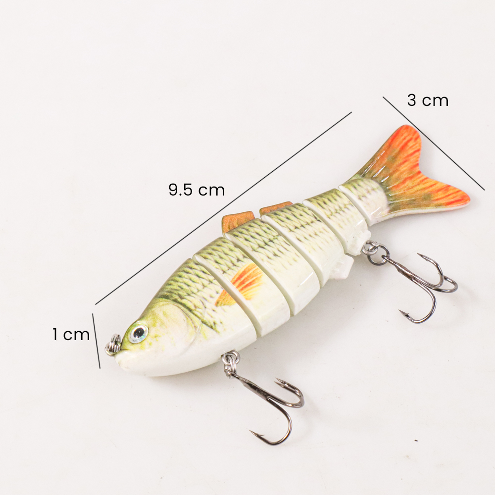 TaffSPORT Kail Pancing Bentuk Ikan Hidup Fish Lure Bait 9.5cm - VSJ06-4