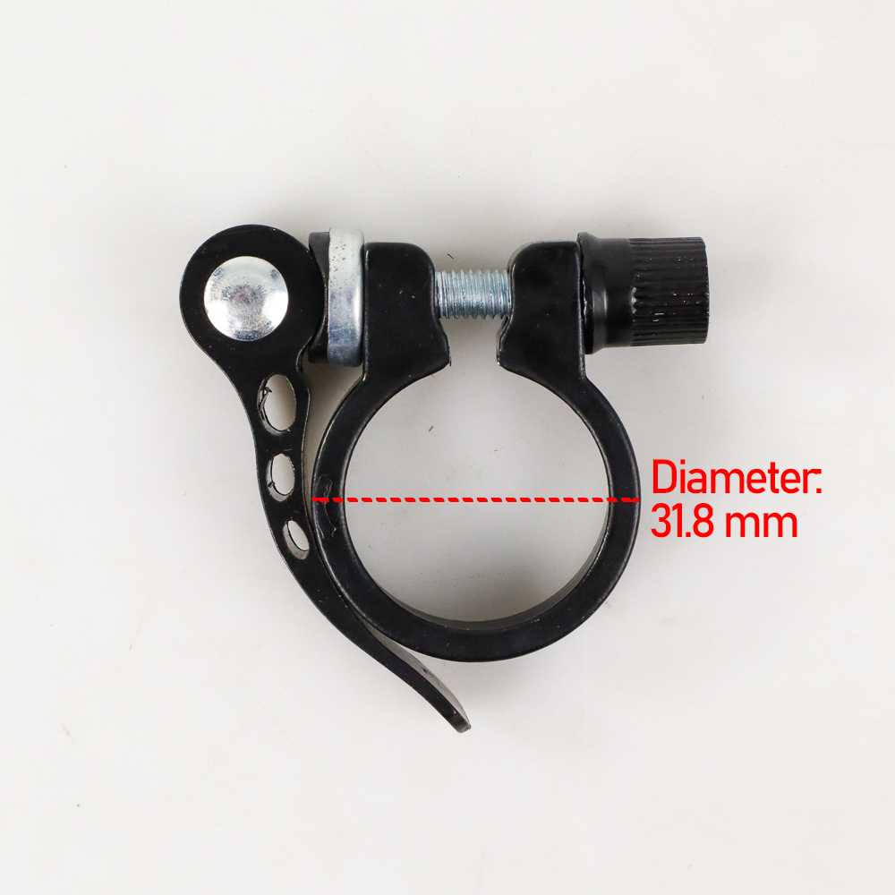 ginee_20260310165834944_4511945315.jpg TaffSPORT Seat Post Clamp Sepeda Quick Release 31.8m for 27.2/28.6mm - S2
