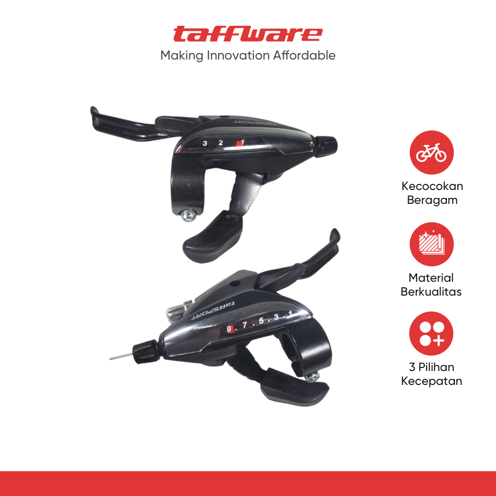 TaffSPORT Mezzo Shifter Handle Brake Rem Sepeda 2 PCS - ST-EF65