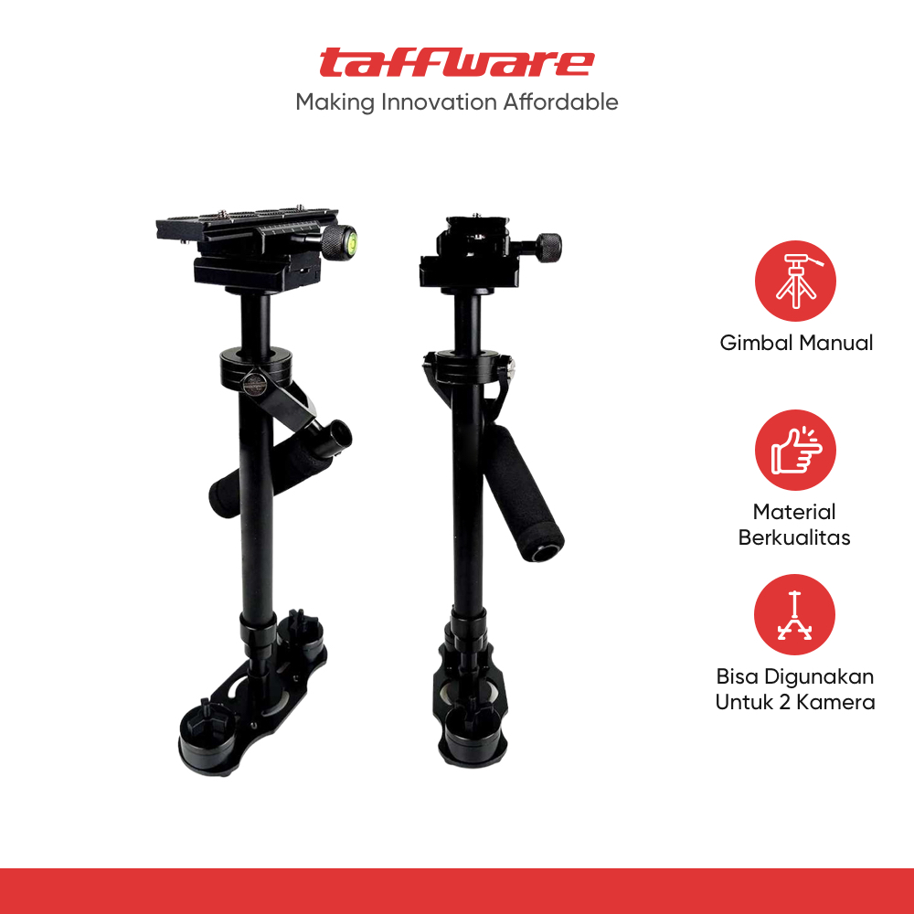 TaffSTUDIO Handheld Steadycam Stabilizer Gimbal Kamera DSLR GoPro - S60