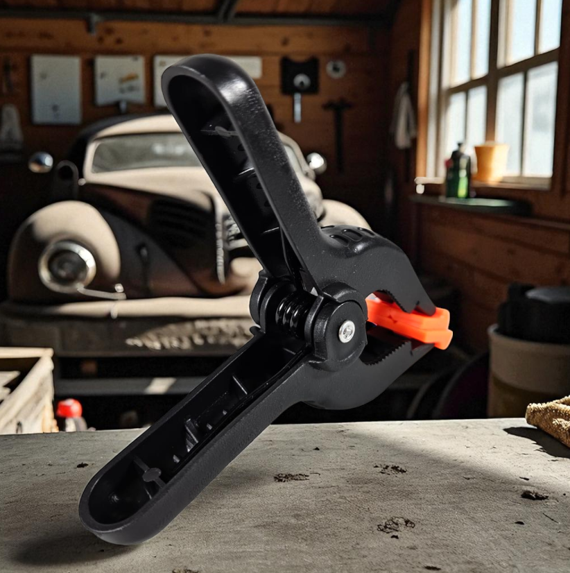 TaffSTUDIO Klip Jepit Backdrop Studio Fotografi Woodworking 4 Inch - PB-A06