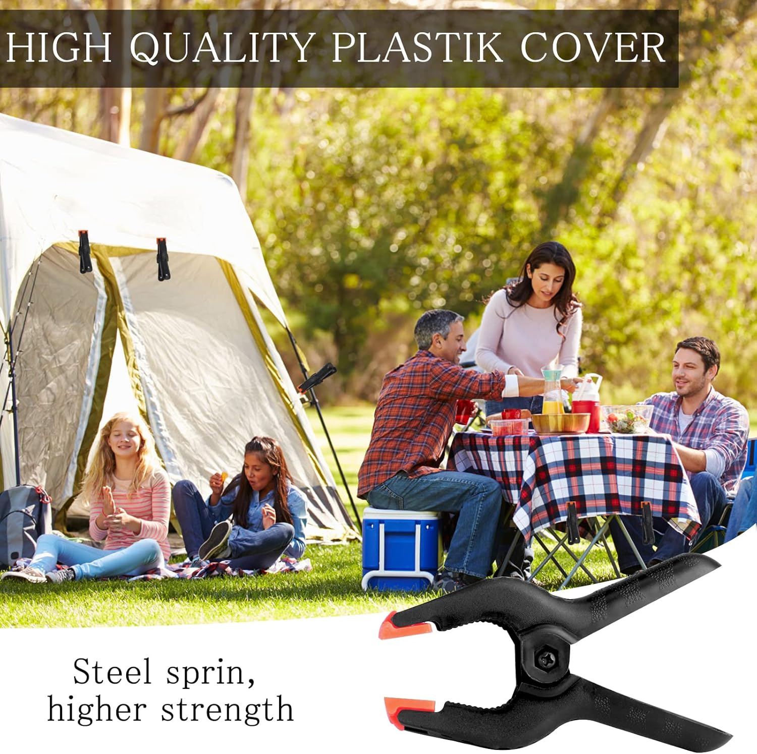 TaffSTUDIO Klip Jepit Backdrop Studio Fotografi Woodworking 6 Inch - PB-A06