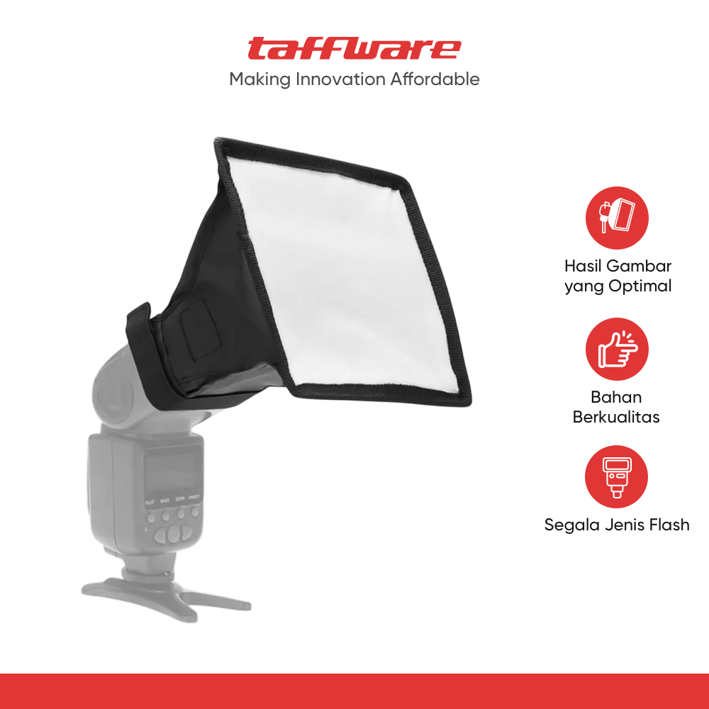 TaffSTUDIO Universal Softbox Flash Diffuser Camera DSLR - YC1517