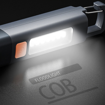 TaffLED Senter LED USB Rechargeable Zoom Flashlight 300 Lumens - ZJ-119