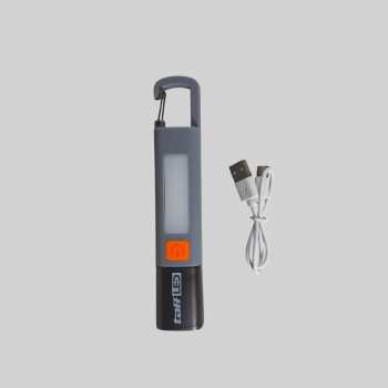 TaffLED Senter LED USB Rechargeable Zoom Flashlight 300 Lumens - ZJ-119