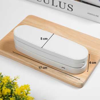 TaffLED Lampu Meja Belajar Rechargeable Foldable 3 Color 8W - 1308