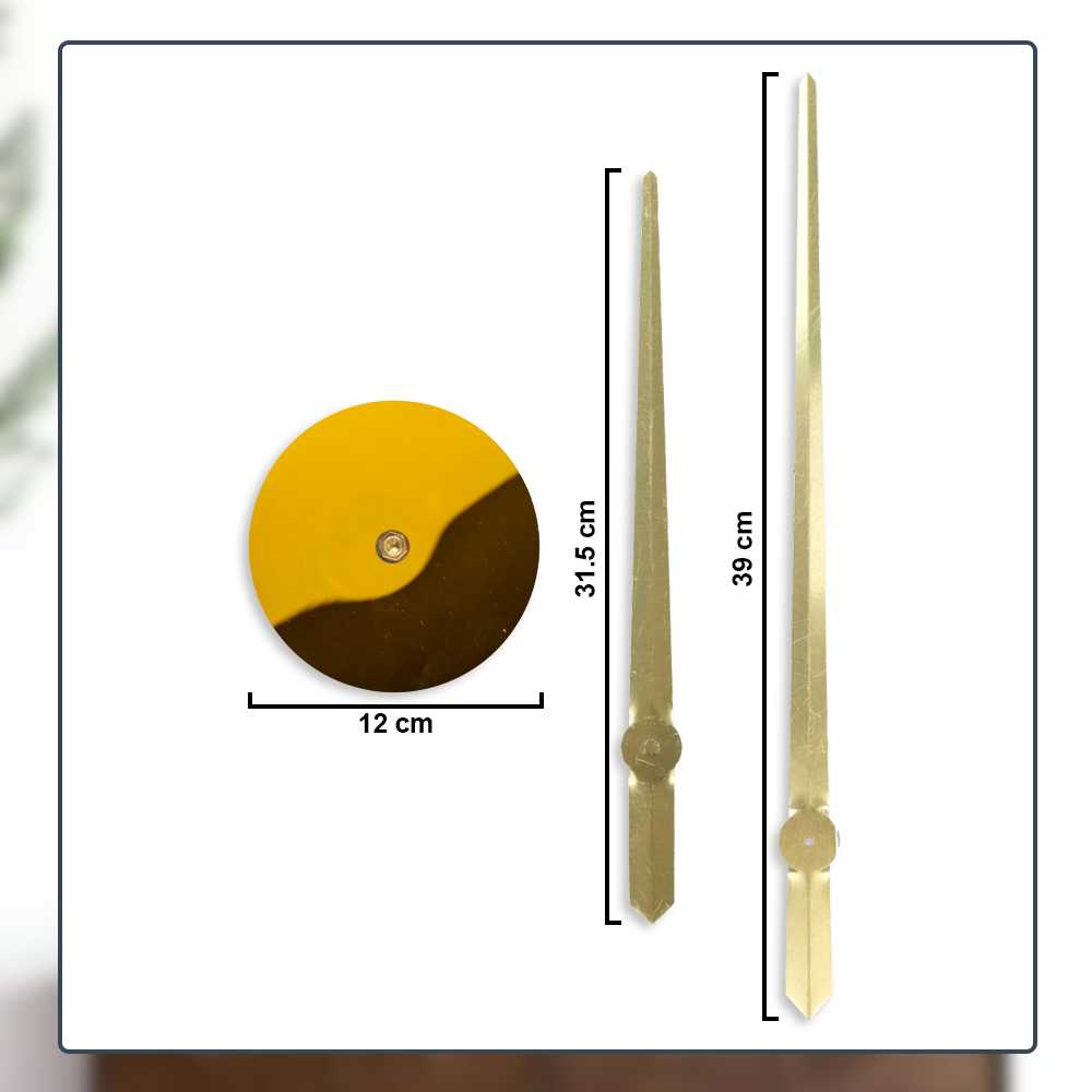 TaffHOME Jam Dinding Besar DIY Giant Wall Clock Quartz 90-100cm - DIY-104