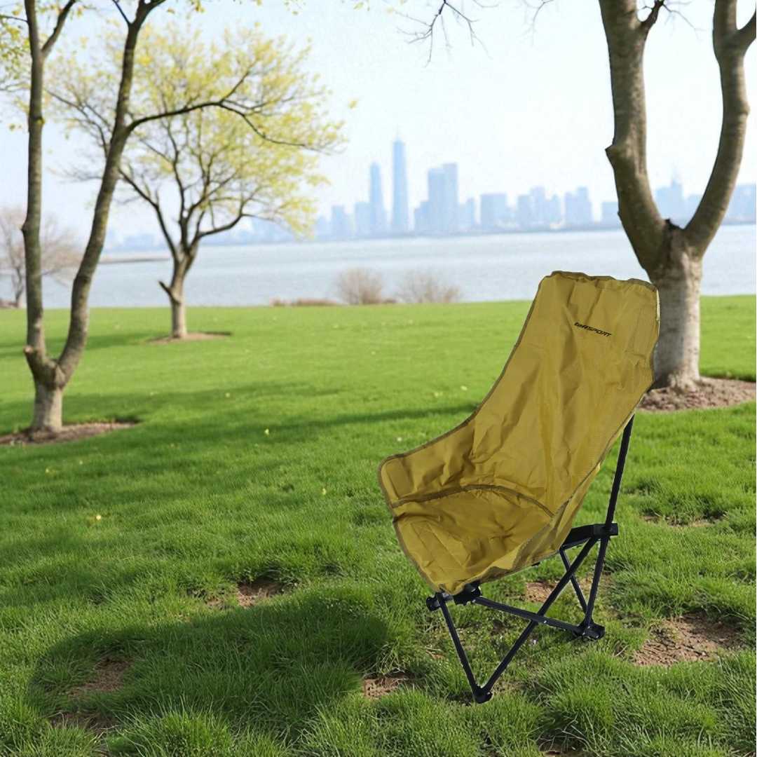 TaffSPORT Kursi Lipat Outdoor Camping Portable Oxford Folding Chair - FO021