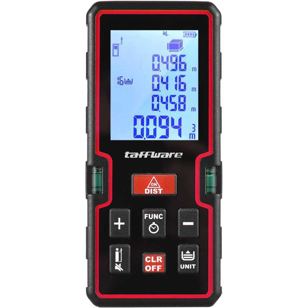 Taffware Meteran Laser Digital Distance Meter Rangefinder Portable 40M - S1