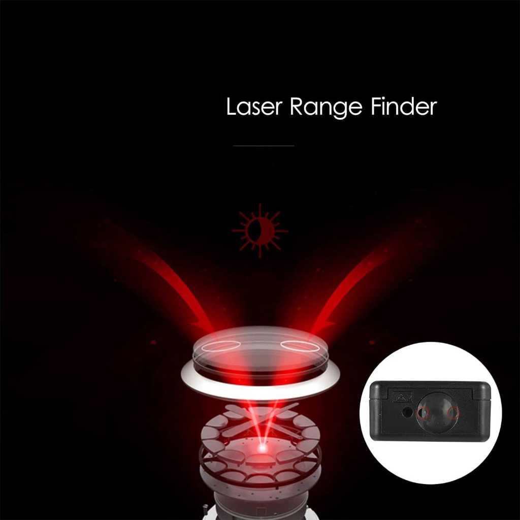 Taffware Meteran Laser Digital Distance Meter Rangefinder Portable 40M - S1