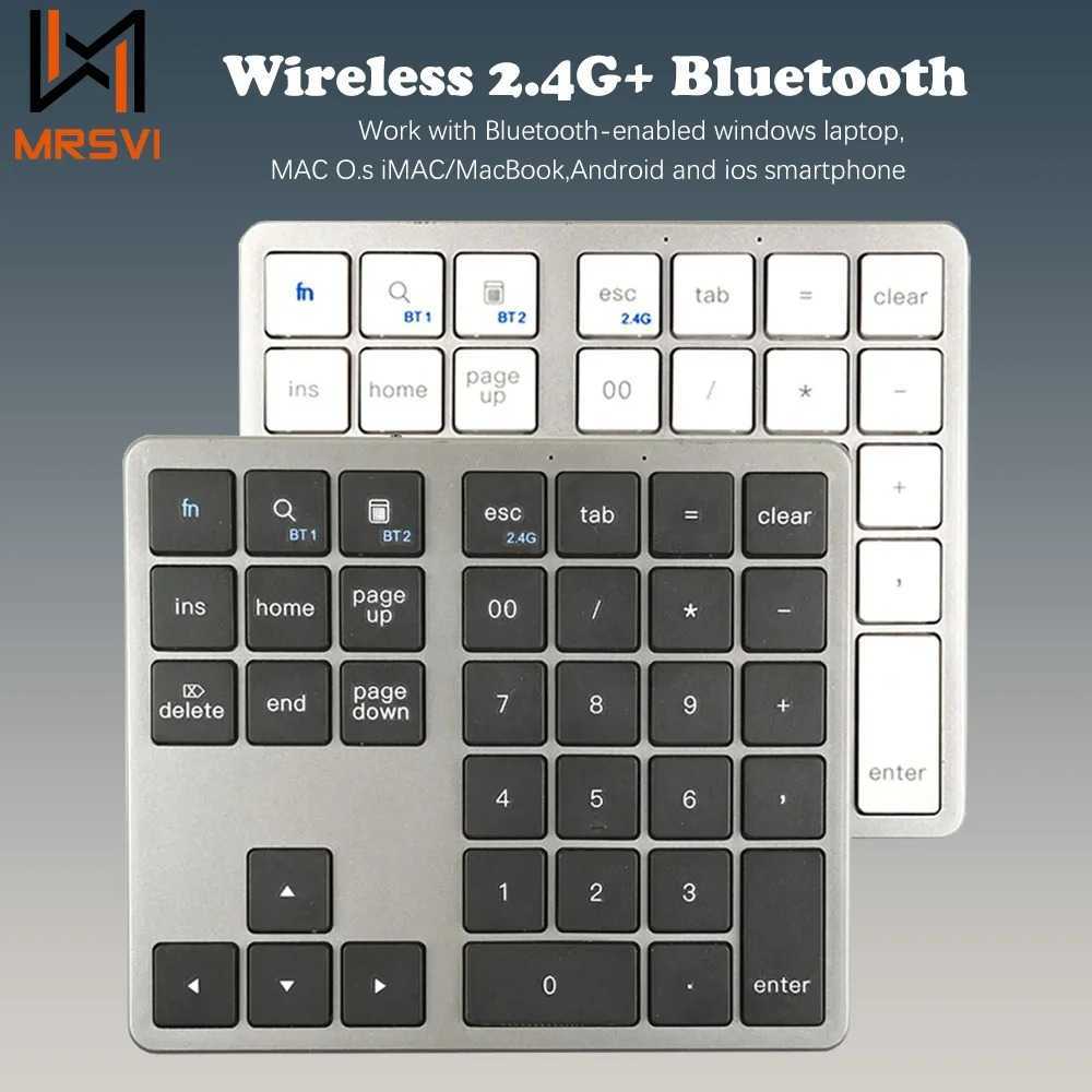 Taffware Keyboard Numeric Numpad 2.4GHz Bluetooth Silent Keypad - K35