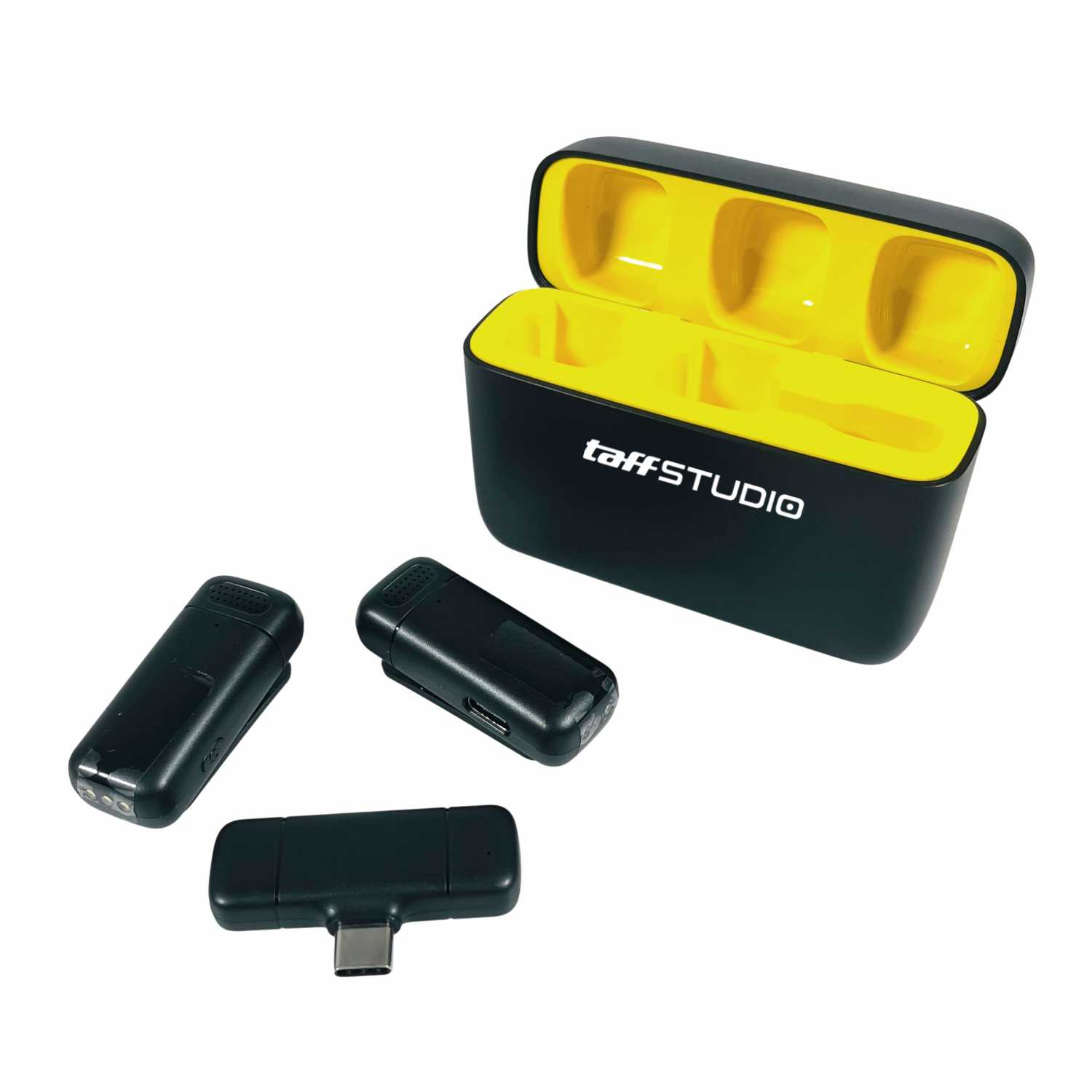 TaffSTUDIO Wireless Lavalier Lapel Microphone Vlogger Type C 2.4GHz - K6