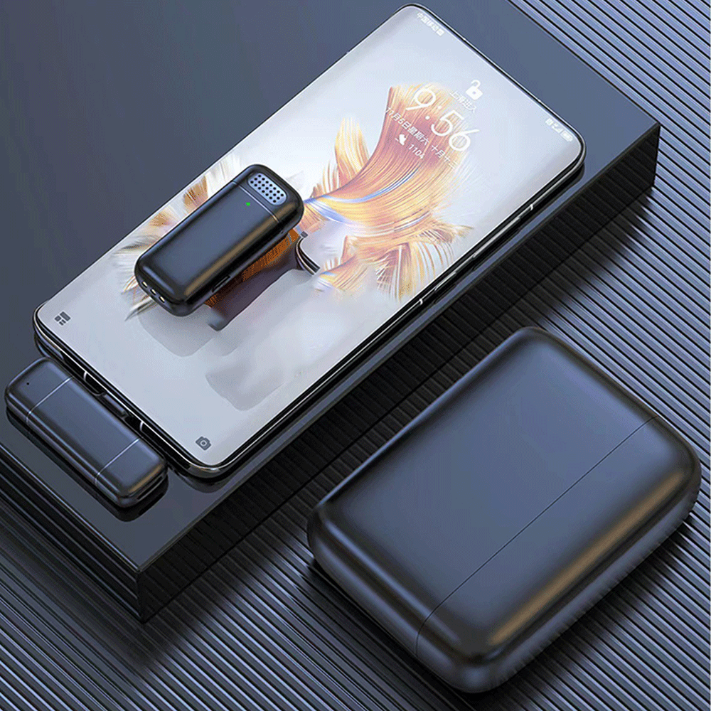 TaffSTUDIO Wireless Lavalier Lapel Microphone Vlogger Type C 2.4GHz - K6