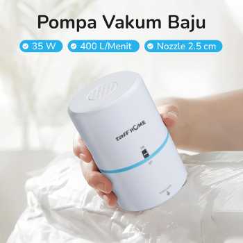 TaffHOME Pompa Vakum Baju Elektrik Vacuum Bag Pump EU Plug 3-5 kPa - GR-202
