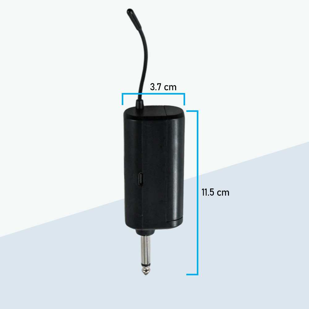 TaffSTUDIO UHF Wireless Microphone Headset Mini Portable Tour Guide - HX-W002-2H