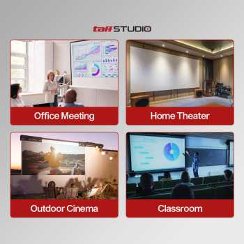 TaffSTUDIO Kain Layar Proyektor Anti-light Ambient Screen Curtain-  L21