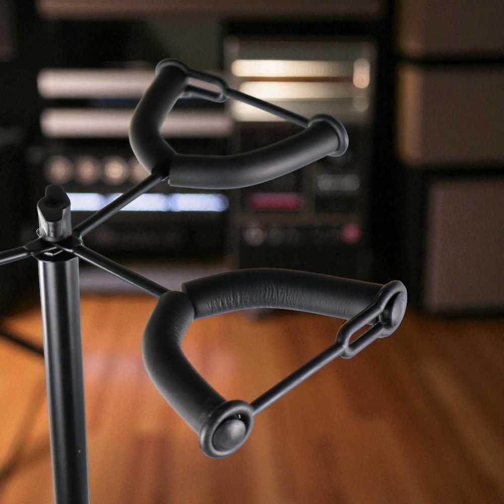 TaffSTUDIO Stand Gitar Folding 3 Dock Adjustable Besi - HK434