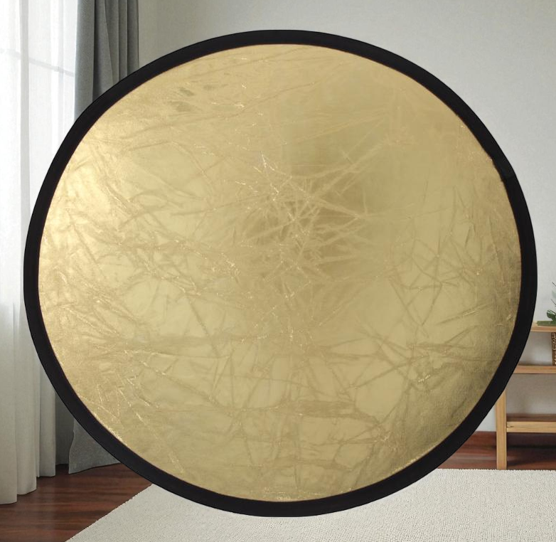 TaffSTUDIO Reflektor Cahaya Fotografi Studio 2in1 Foldable 60cm - YE-R110