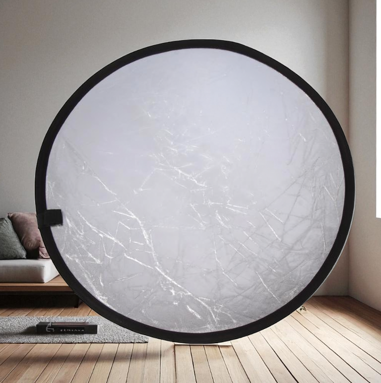 TaffSTUDIO Reflektor Cahaya Fotografi Studio 2in1 Foldable 60cm - YE-R110