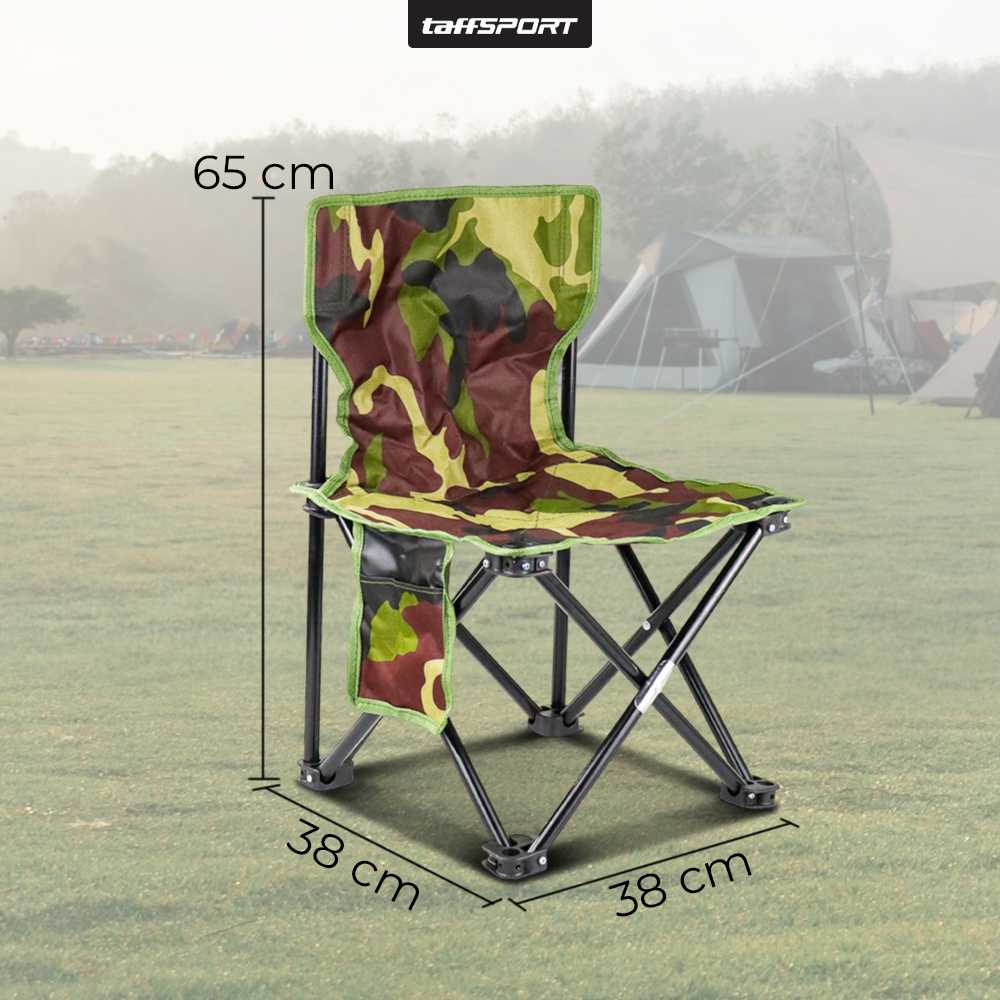 TaffSPORT Kursi Lipat Portable Memancing Outdoor Fishing Chair - AAN147