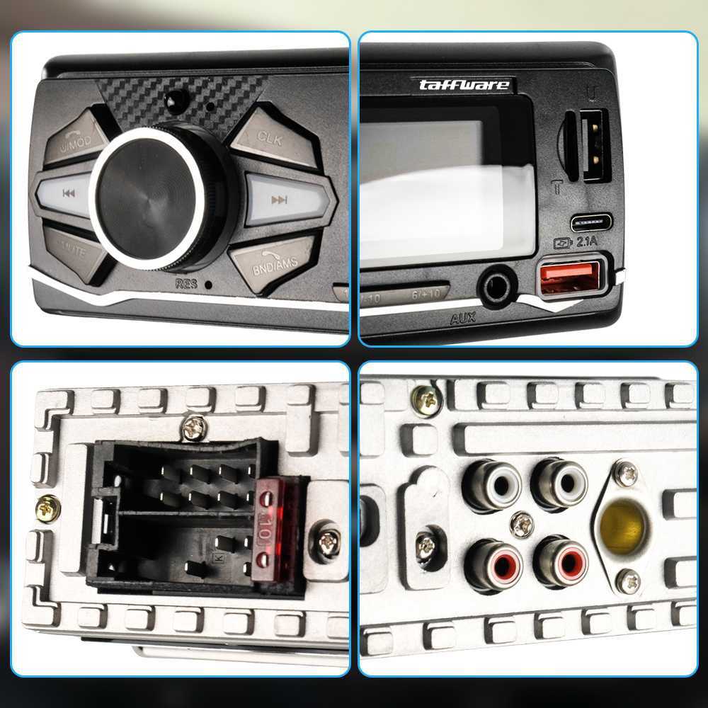 Taffware Tape Mobil Audio MP3 Player Bluetooth Dual USB Hands Free ISO - HL32