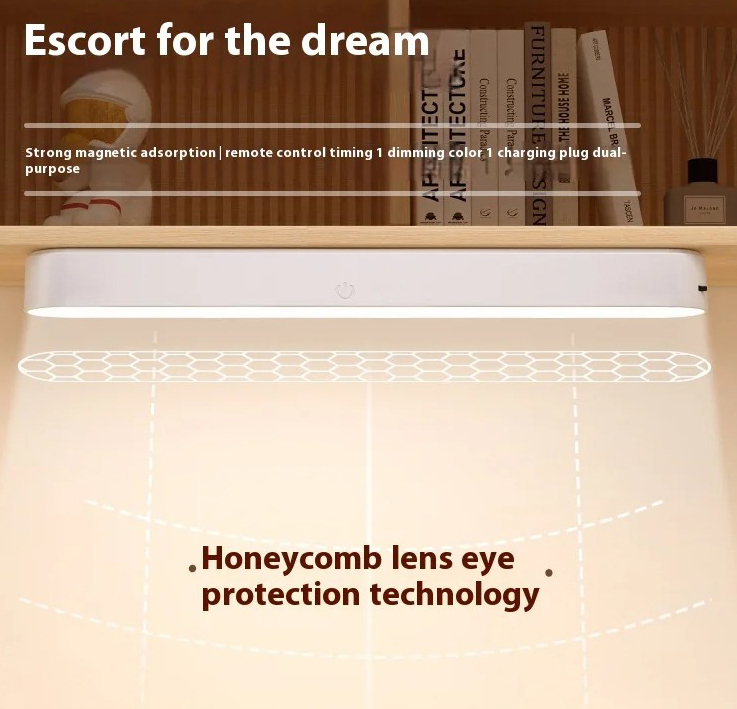 TaffLED Lampu Tempel Magnetic LED 3in1 Color Honeycomb Rechargeable 5W - 1613-28