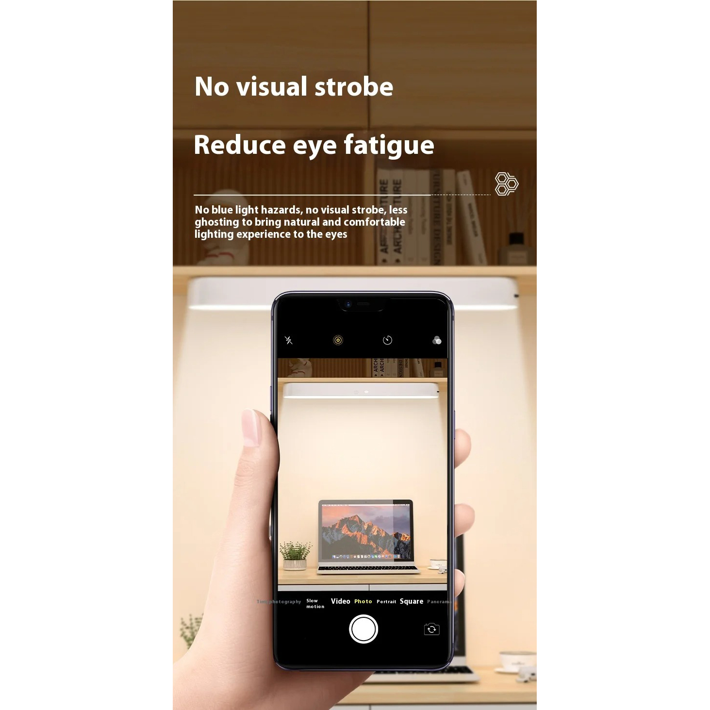 TaffLED Lampu Tempel Magnetic LED 3in1 Color Honeycomb Rechargeable 5W - 1613-28